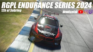 rF2  RGPL 12 hours of Sebring  BMW M8 GTE  PART1 [upl. by Akerdna]