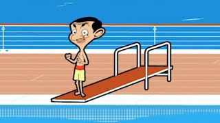 The Diving Board  Mr Bean  Cartoons for Kids  WildBrain Kids [upl. by Nedia]