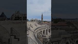 Nimes and amphitheater travel europeantravel france nimes amphitheatre romanempire views [upl. by Ffoeg954]