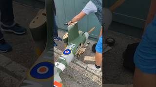 Takeoff crash  Hawker Typhoon CY Model 50cc DLE engine [upl. by Malissia]