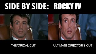 Rocky IV quotIts in Russia quot Press Conference  Sidy by Side Comparison [upl. by Mauldon627]