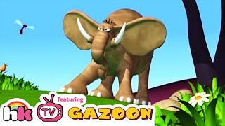 Gazoon David and Goliath  Funny Animals Cartoons By HooplaKidz TV [upl. by Rickert88]