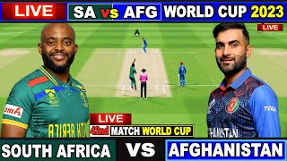 Live SA Vs AFG ICC World Cup 2023  Live Match Centre  South Africa Vs Afghanistan  1st Innings [upl. by Nedrud662]