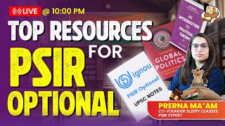 Complete PSIR Optional Booklist for Beginners  UPSC 2025 Best PSIR Resources  Sleepy Classes IAS [upl. by Edette]