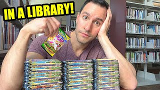 SHHHBIG OPENING IN LIBRARY Over 1000 PACKS of Pokemon Cards [upl. by Ahsemed]