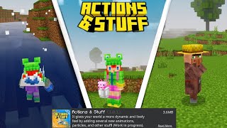 Texture pack action amp stuff minecraftpe 121‼️ link MediaFire🔥 [upl. by Eniwtna]