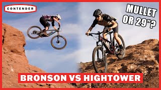 Santa Cruz Bronson VS Hightower  Ride Review  Contender Bicycles [upl. by Shep408]