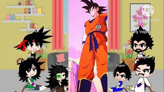 DragonBall Past Saiyans react to the Future Part1 [upl. by Dolorita616]