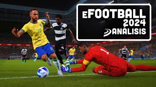 El FÚTBOL de KONAMI MEJORA ¿SUFICIENTE para recordar a PES  ANÁLISIS eFOOTBALL 2024 [upl. by Lledor]