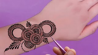 New stylish mehndi design  easy arabic mehndi design  mehndi ka design  mehndi design  mehndi [upl. by Hsur846]