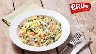 Pasta primavera met zalm en Goudse kaassaus [upl. by Saqaw848]