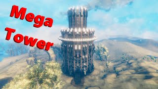 Valheim Building World The Mega Tower [upl. by Notecnirp]