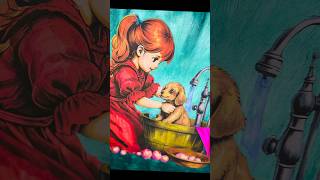 Relaxation coloring video coloring tutorial  how to color with markers slow and cosy coloring [upl. by Ecinuahs777]