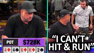 JRB Cancels His Flight After Winning A 728000 Pot HustlerCasinoLive [upl. by Rebecca]