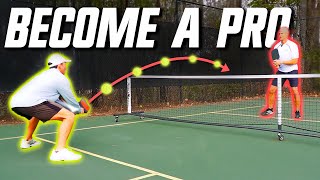 This Is The PERFECT Pickleball Practice [upl. by Atteloiv]