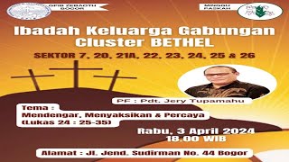 GPIB Zebaoth Bogor l Ikel Gab Klaster Bethel 34 [upl. by Nnaeiluj]