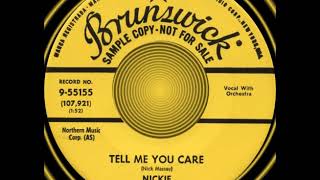 TELL ME YOU CARE NickieNite Lites Brunswick 55155 1959 [upl. by Nagem]