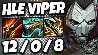 Jhin vs Kaisa ADC  HLE Viper  Korea Challenger Patch 1412 ✅ [upl. by Dielu]