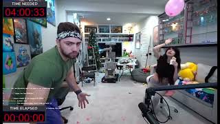 Emiru and Mizkif break world record [upl. by Blight]