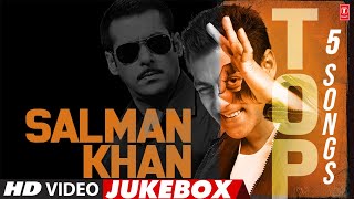 Salman Khan Top 5 Songs Video Jukebox  Salman Khans Super Hit Video Songs [upl. by Ayn927]