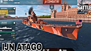 IJN ATAGO  Esta bien pero le doy un 510 BATTLE OF WARSHIPS Dg [upl. by Lamonica336]