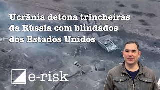 Ucrânia detona trincheiras da Rússia com blindados dos EUA [upl. by Palla]