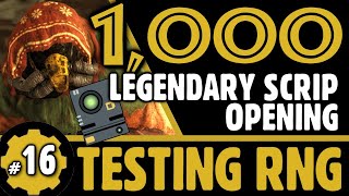 Fallout 76 Legendary Vendor  Spending 1000 Legendary Scrip  Purveyor Opening [upl. by Tichon155]