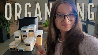 ASMR Organising my Pantry  Satisfying 💕 [upl. by Aikram31]