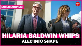 Hilaria Baldwin helps Alec Baldwin get in shape ahead of their upcoming reality TV show [upl. by Finbar]