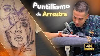 PUNTILLISMO DE ARRASTRE ✒️ PASO a PASO del PROCESO y TÉCNICA 4K [upl. by Adnilav]