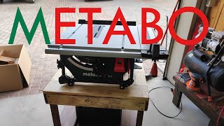 Metabo TS 254 M  UNBOXING [upl. by Leandra]