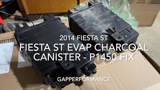 Fiesta ST Canister Replacement  P1450 Fix [upl. by Elleval]