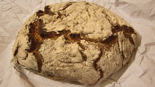 Receta  Bolla de pan de maiz en horno de piedra [upl. by Carthy943]