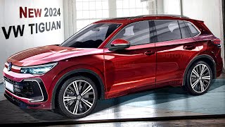 Redesigned VW Tiguan 2024  OFFICIALLY First Teasers amp Our New Renderings [upl. by Catina629]