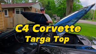 C4 Corvette Targa Top [upl. by Latnahc]