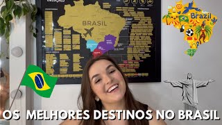 MELHORES DESTINOS NO BRASIL  Mapa de Viajante  UNLOCKED [upl. by Hayidan]