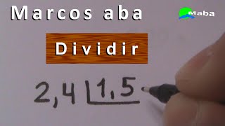 DIVISÃO  Aula 05  Números decimais [upl. by Anastatius]