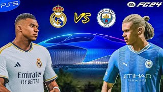 FC 24  REAL MADRID VS MAN CITY  2024  UEFA CHAMPIONS LEAGUE FINAL  FT MBAPPEGULERHAALAND [upl. by Yelah]