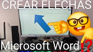 ✍🔁 Como PONER FLECHAS en WORD FÁCIL y RÁPIDO [upl. by Yeblehs]