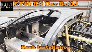 GT40 Kit Car Build  Ep 28 – Dash Installation [upl. by Ehcropal362]