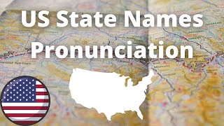 US State Names Pronunciation  American Accent [upl. by Solrac]