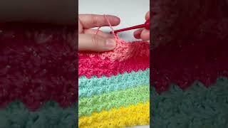 😍😍😍Easy Crochet Baby Blanket  11 Mini Bobble Stitch Pattern  DIY  Shorts [upl. by Harmonia200]