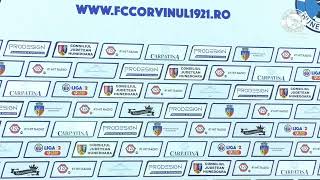 DECLARAȚII LIVE după CORVINUL  Mioveni [upl. by Adnohsak]