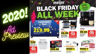 Meijer Black Friday Ad Preview 2020  November 2228 2020 [upl. by Ecitnirp742]