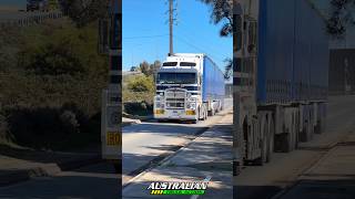 Kenworth K200 road train accelerating [upl. by Paige177]