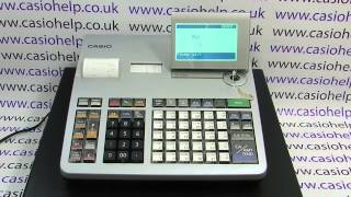 How To Run A PLU Product Report On The Casio SES3000  PCRT21000  PCRT2300 Cash Registers [upl. by Ayrad]