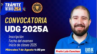 CONVOCATORIA Oficial de Trámites UDG 2025A  Ingresa en Enero 2025 [upl. by Ahsenar]