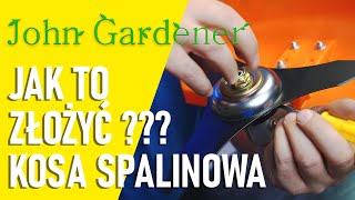 Montaż i przygotowanie do pracy kosy spalinowej  adaptery John Gardener GEKO warsztat tools tips [upl. by Acsisnarf]