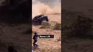 Trophy Truck almost hits camera man racing Baja 250 offroad racing shorts [upl. by Chauncey]