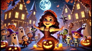 🎃 Emmas Spooky Halloween Adventure 👻✨ Sing Dance and Celebrate HalloweenFun KidsSong Spooky🎶 [upl. by Urita81]